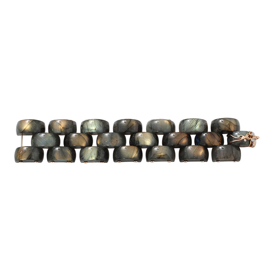 FEDERICA RETTORE-Alba Panthere Labradorite Bracelet-ROSE GOLD
