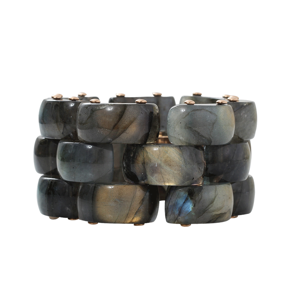 FEDERICA RETTORE-Alba Panthere Labradorite Bracelet-ROSE GOLD
