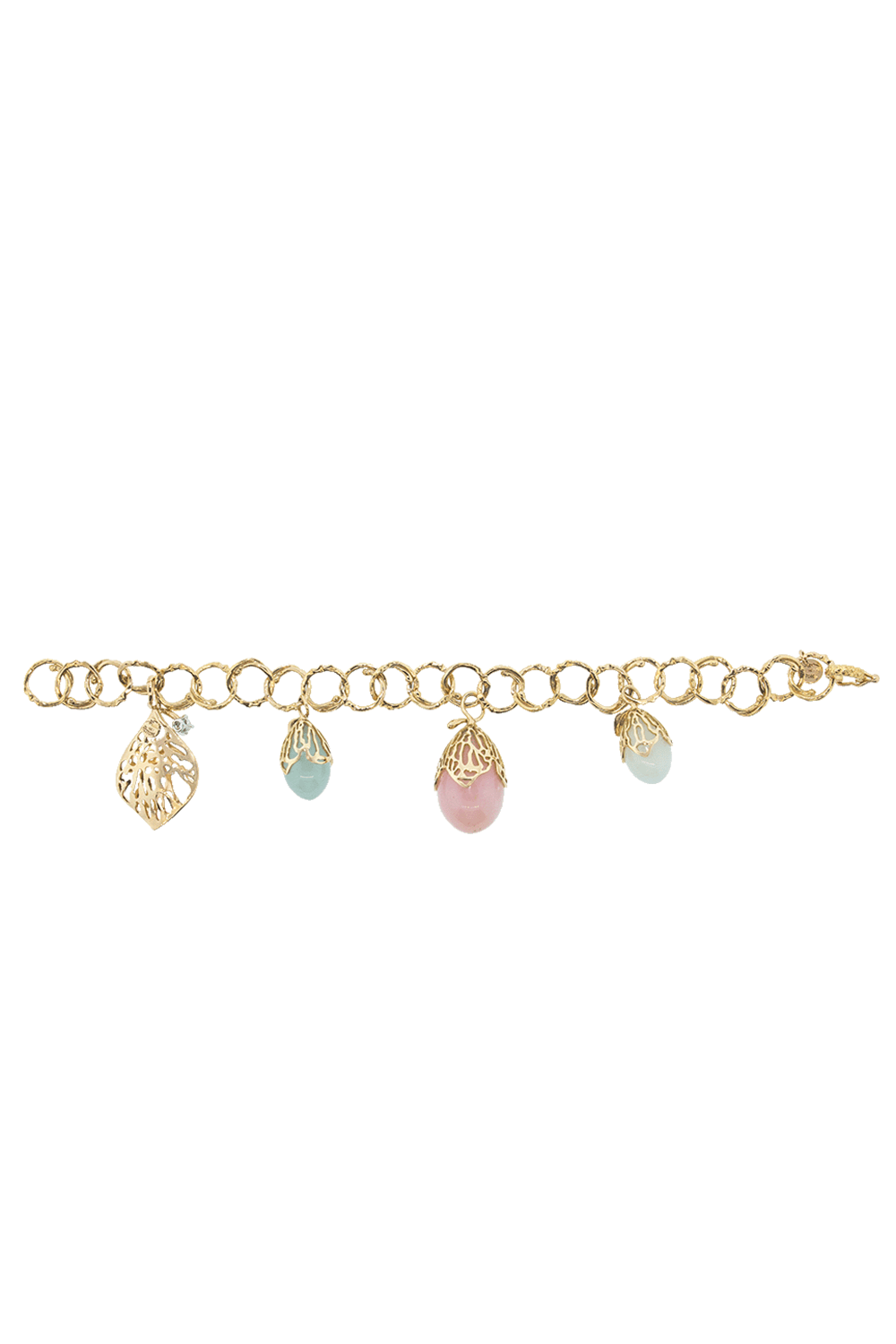 FEDERICA RETTORE-Bocciolo Charms Bracelet-ROSE GOLD