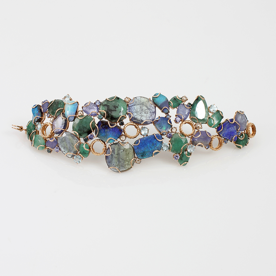 FEDERICA RETTORE-Boulder Opal Bracelet-ROSE GOLD