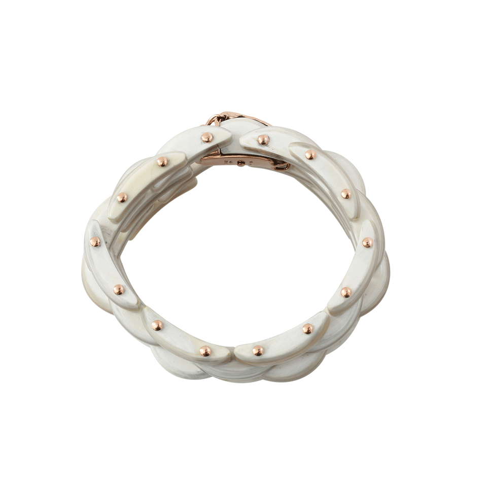 FEDERICA RETTORE-Mini Panthere Zebu Horn Bracelet-ROSE GOLD