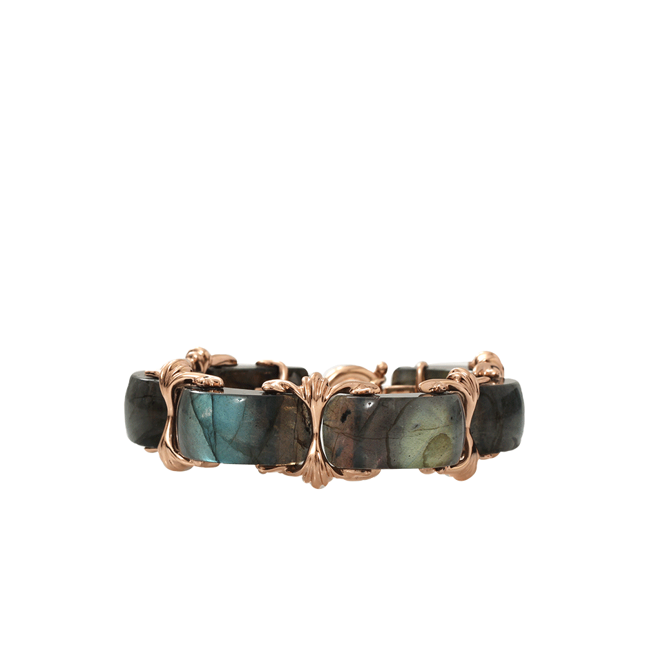 FEDERICA RETTORE-Nodo D'Amore Labradorite Bracelet-ROSE GOLD
