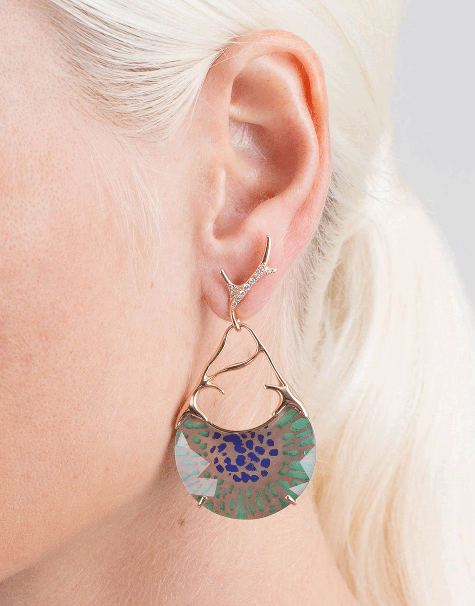 FEDERICA RETTORE-Borealis Earrings-ROSE GOLD