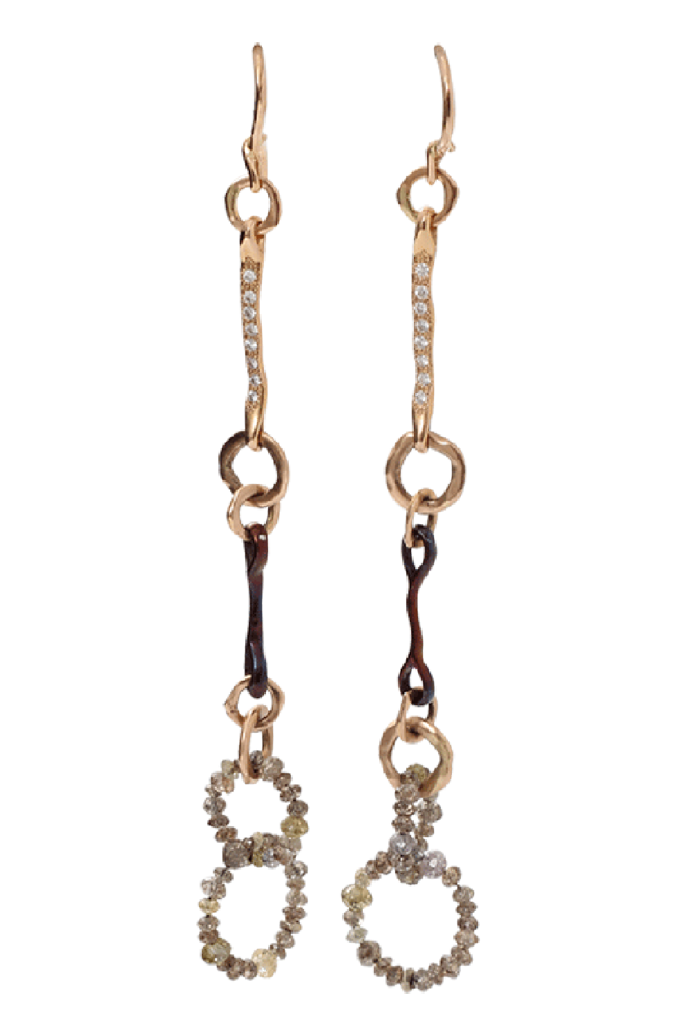 FEDERICA RETTORE-Nodi D'Amore Earrings-ROSE GOLD