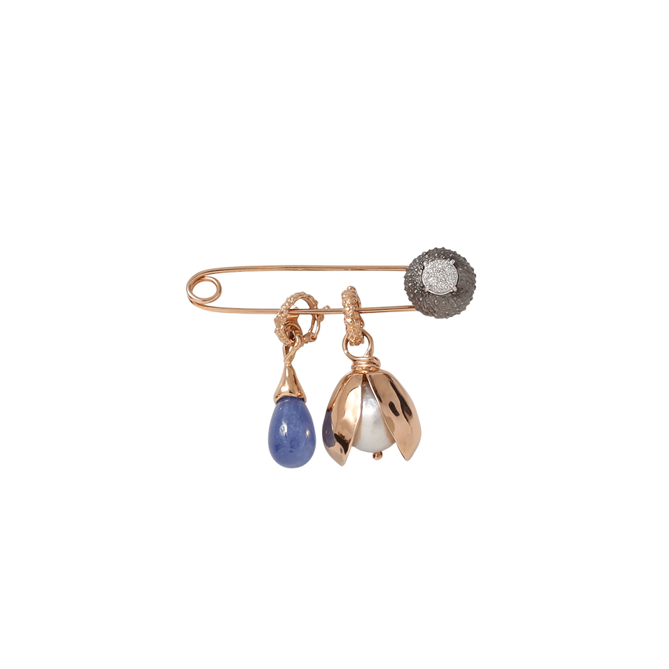 FEDERICA RETTORE-Two Pendant Pin-ROSE GOLD