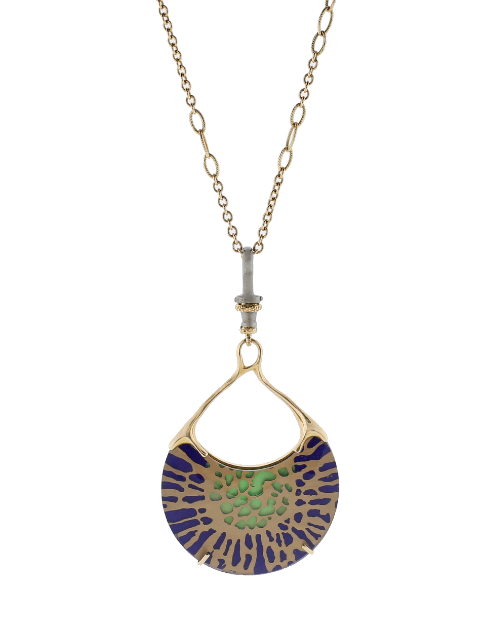 FEDERICA RETTORE-Borealis Hyaline Quartz Necklace-ROSE GOLD