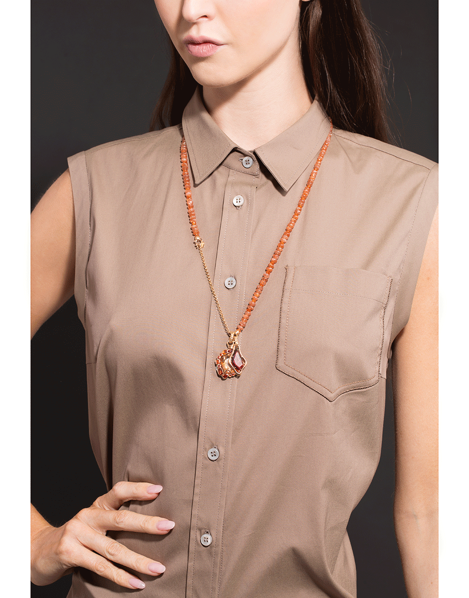 FEDERICA RETTORE-Semi D'Amore Necklace-ROSE GOLD