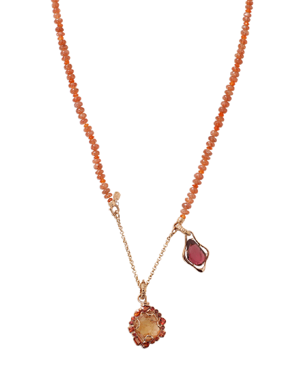 FEDERICA RETTORE-Semi D'Amore Necklace-ROSE GOLD