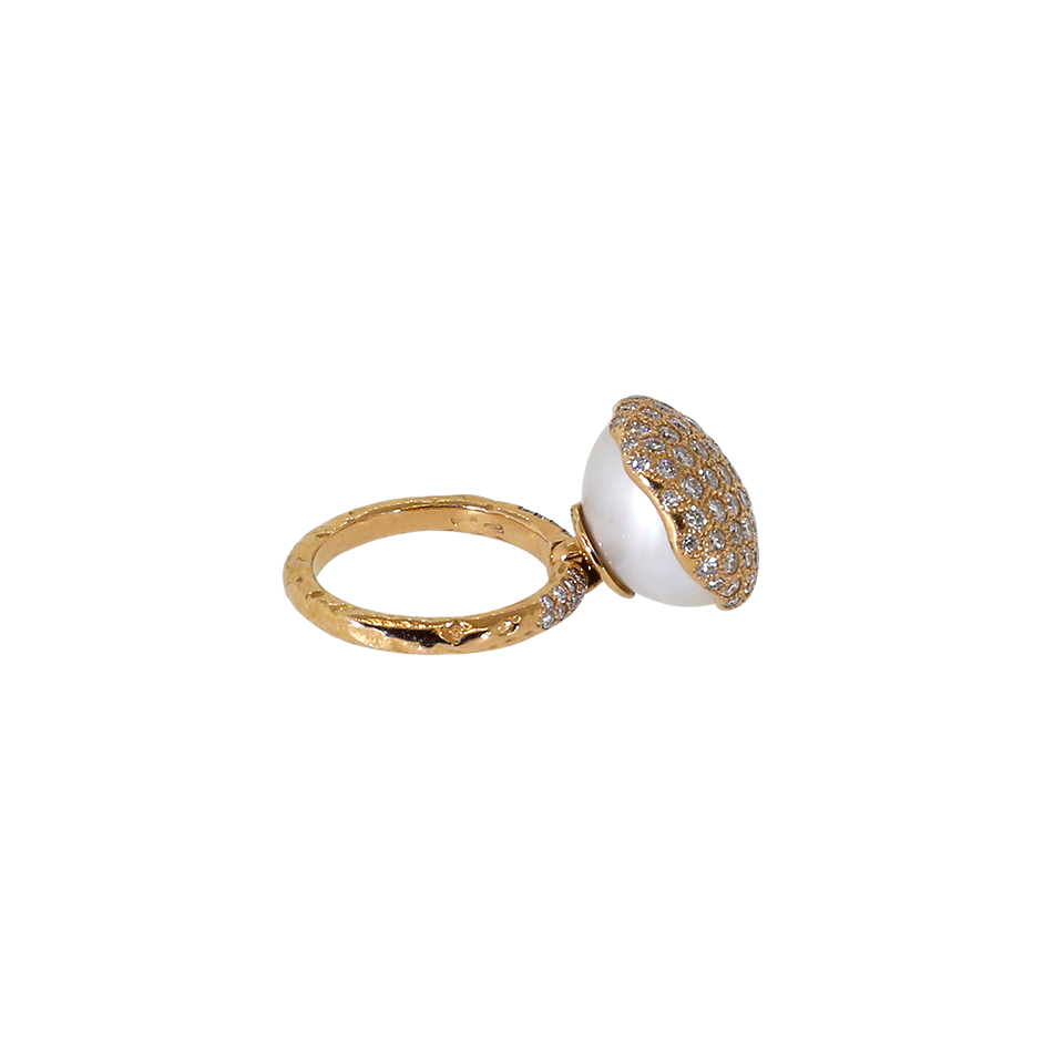 FEDERICA RETTORE-Campanellino Mabe Pearl Ring And Pendant-ROSE GOLD