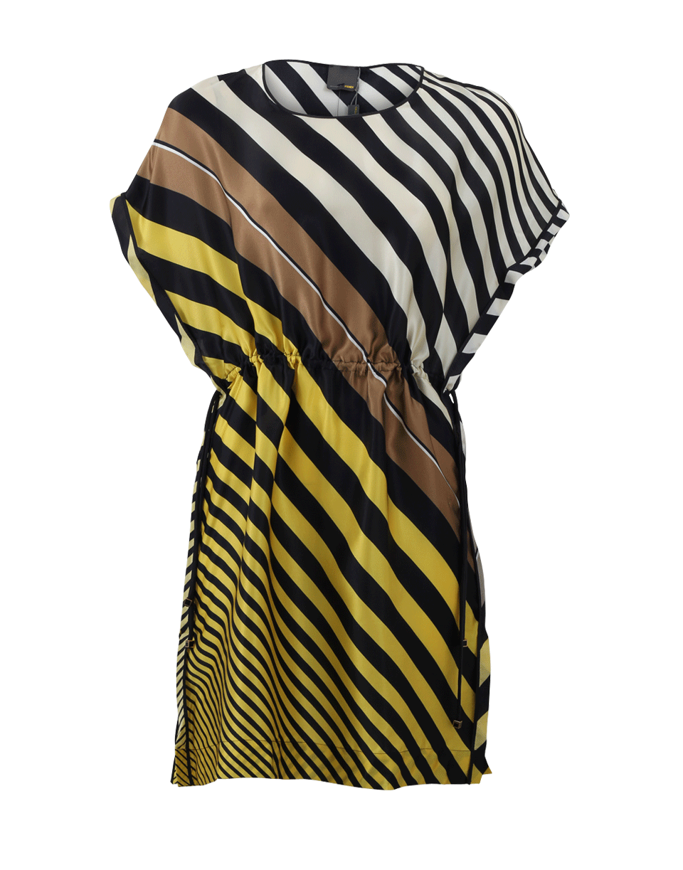 FENDI-Stripe Drawstring Tunic-
