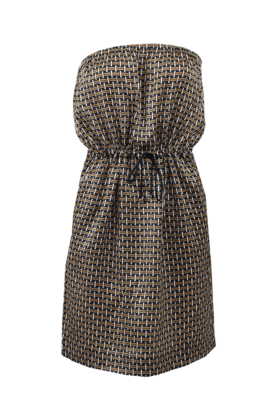 FENDI-Drawstring Tube Dress-
