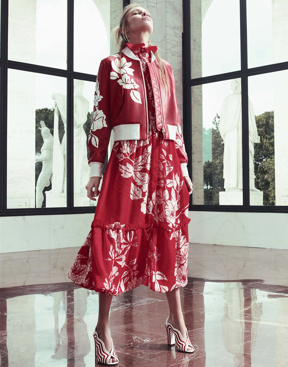 FENDI-Bloom Voile Dress-