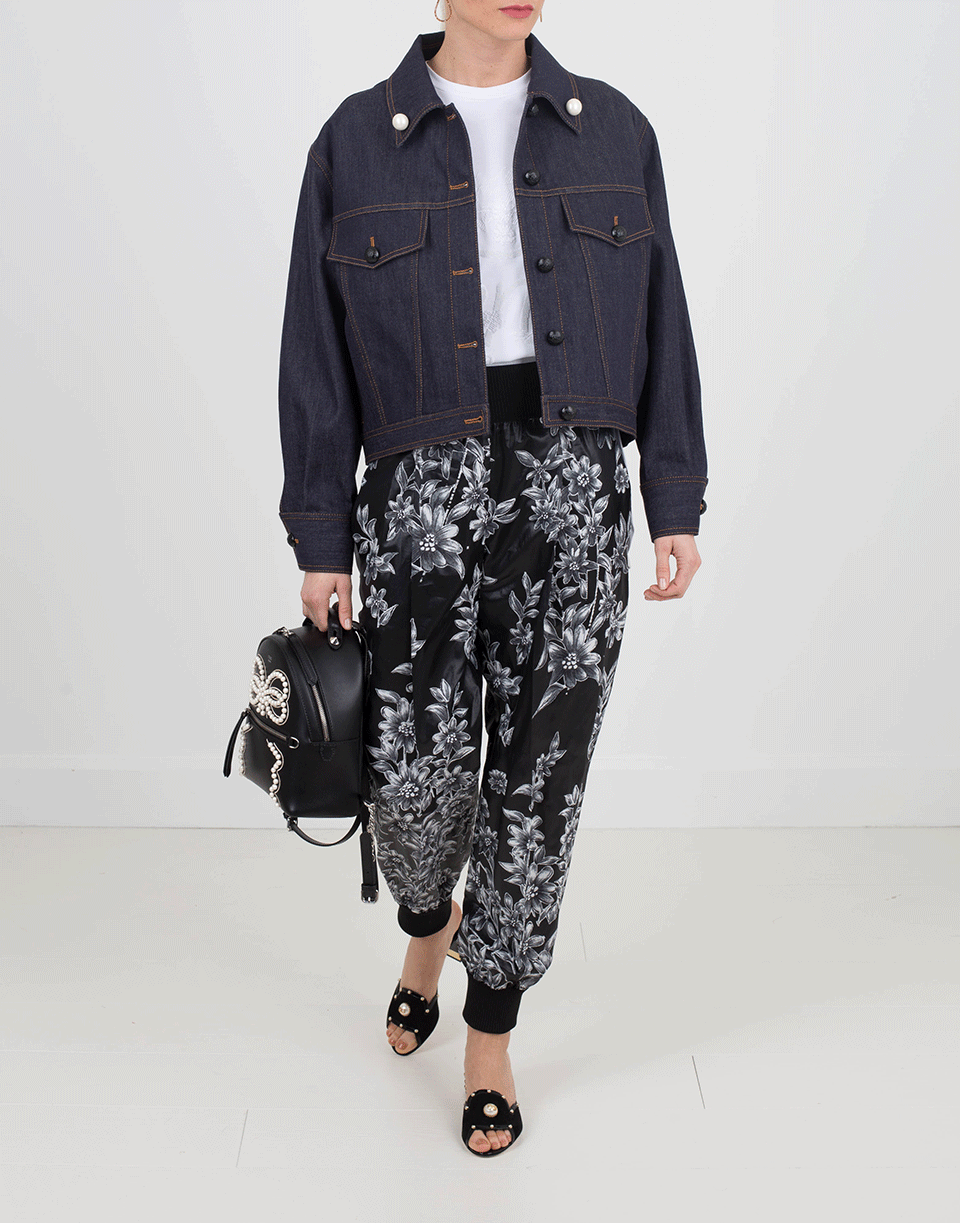 FENDI-Cropped Denim Jacket-
