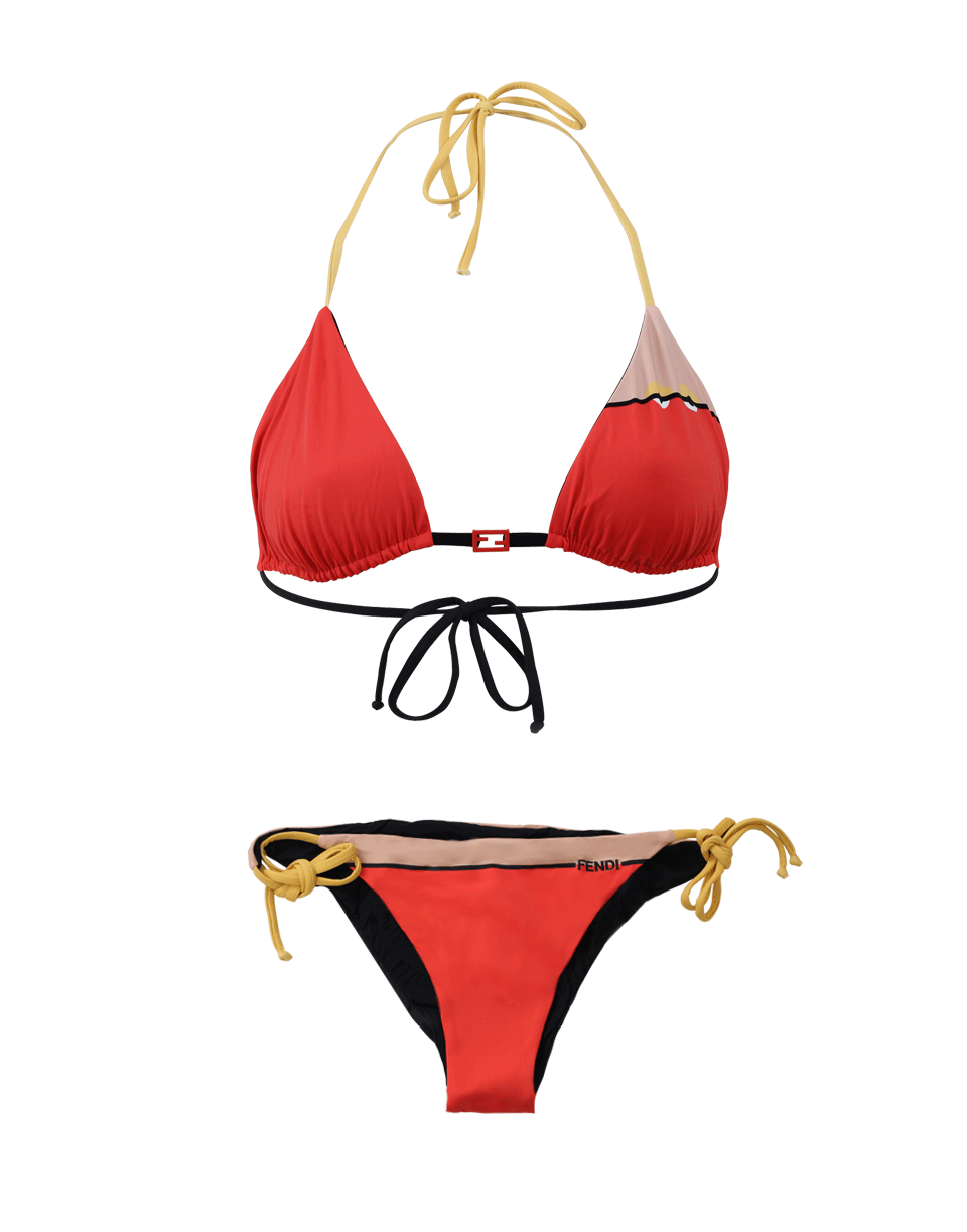 FENDI-Creatures Triangle Bikini-