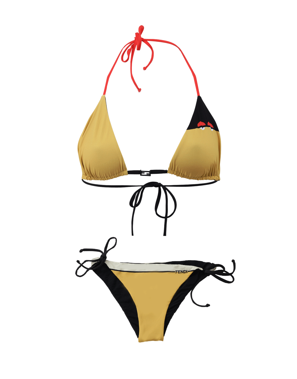 FENDI-Creatures Triangle Bikini-