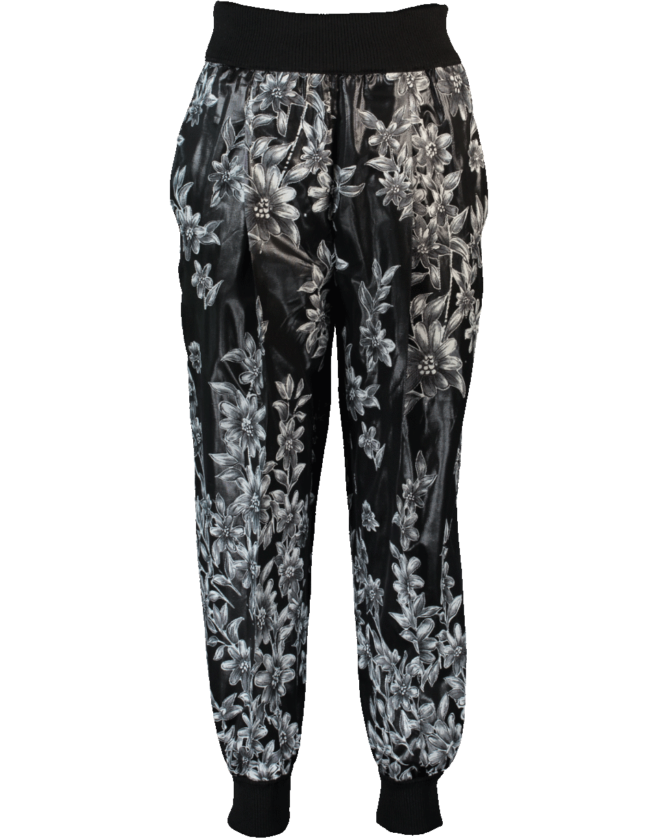 FENDI-Floral Knit Jogger-