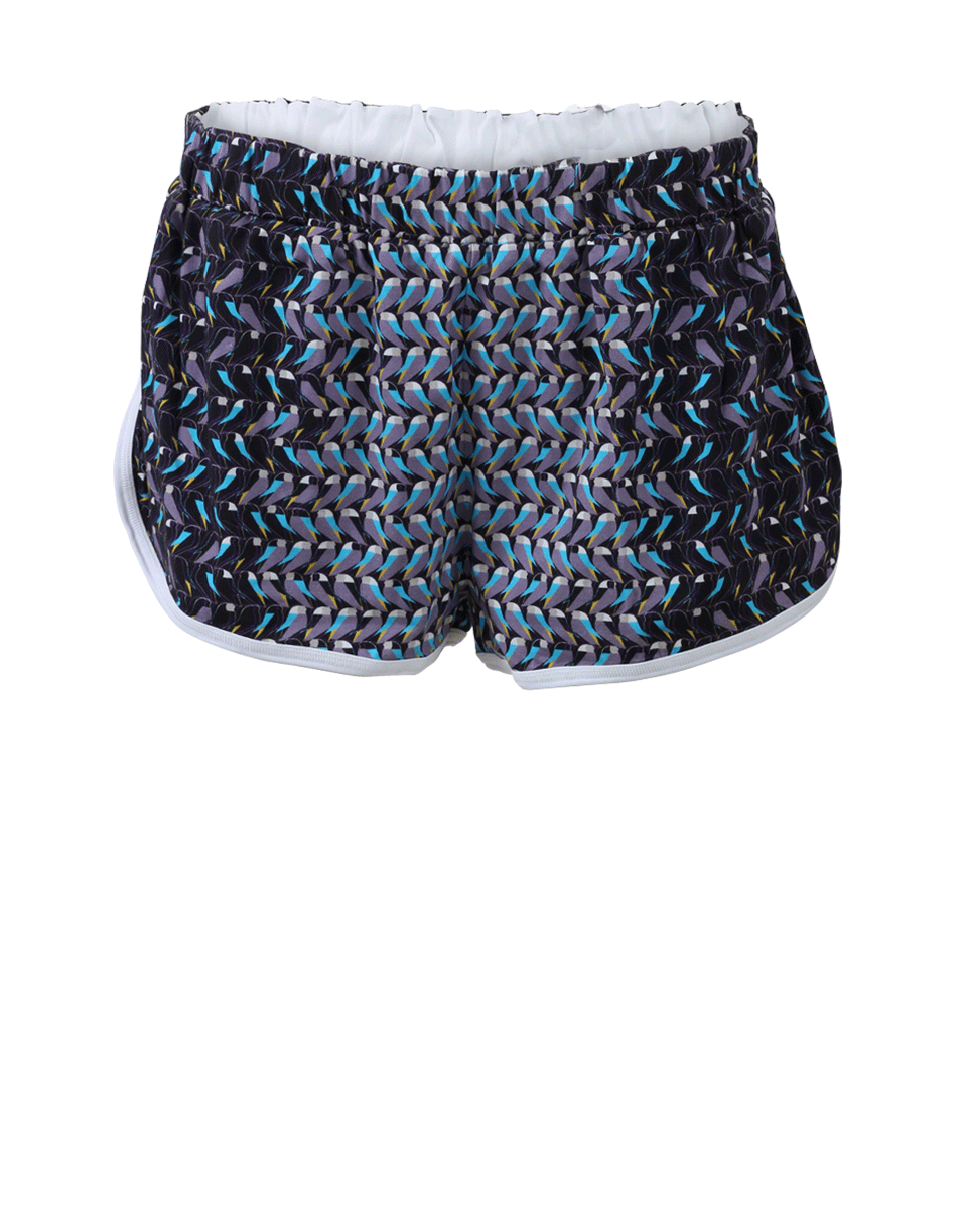 FENDI-Micro-Bird Beach Short-BLACK