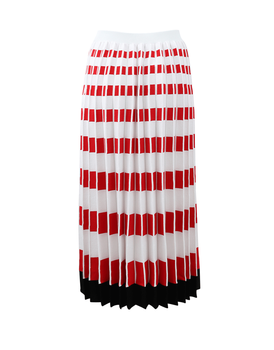 FENDI-Knit Midi Skirt-POPPY