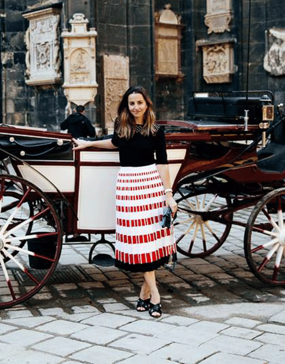 FENDI-Knit Midi Skirt-POPPY