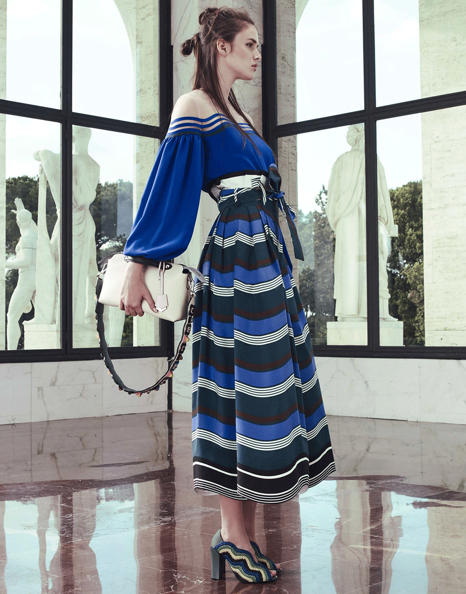 FENDI-Illusion Wave Top-