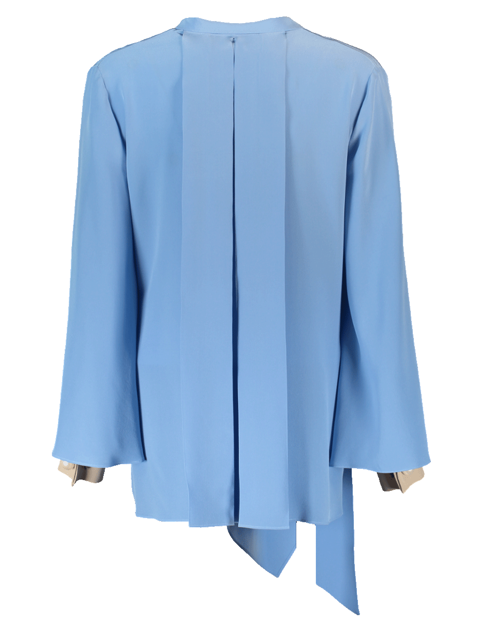 FENDI-Drape Front Blouse-