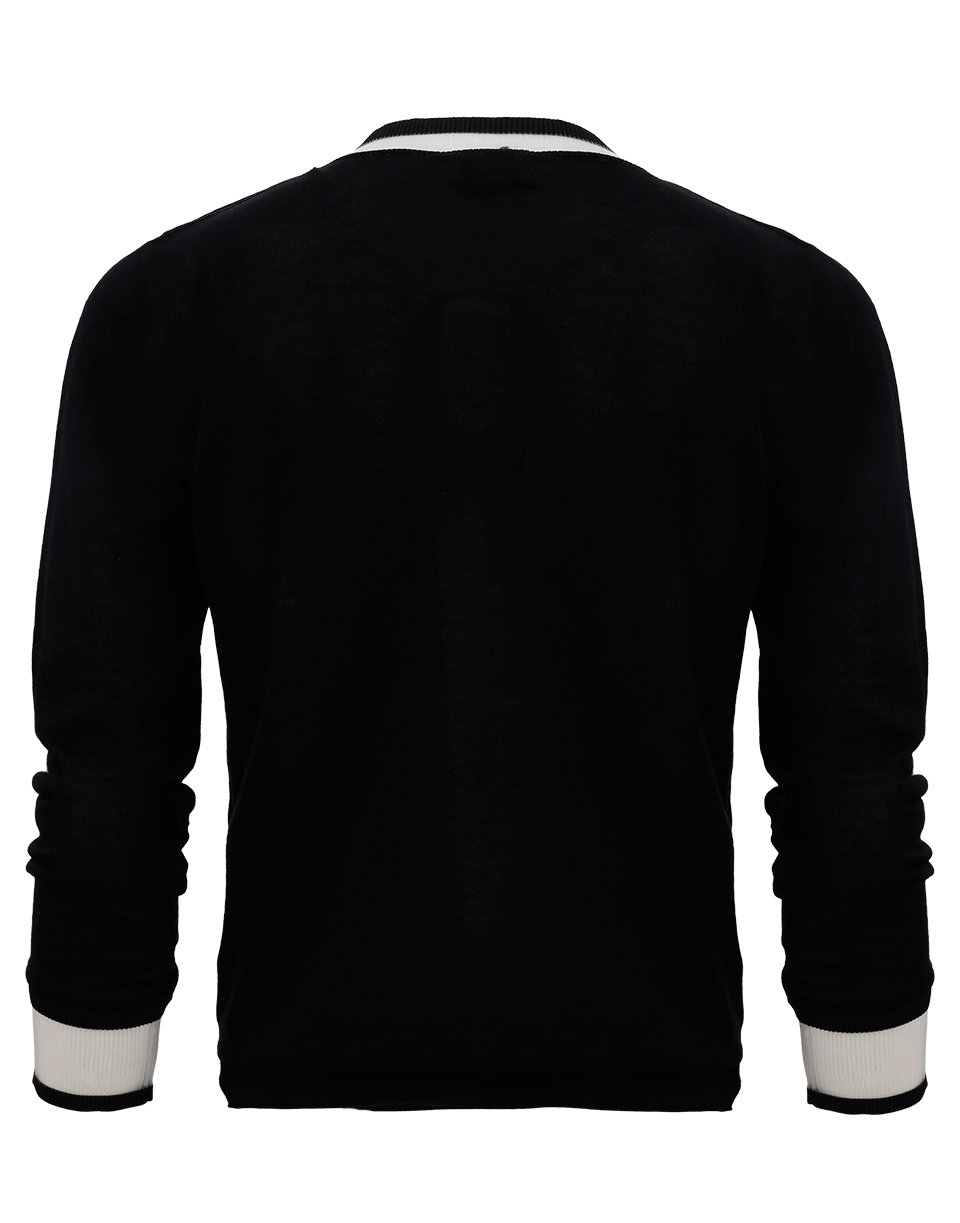 FENDI-Flower Stud Cardigan-