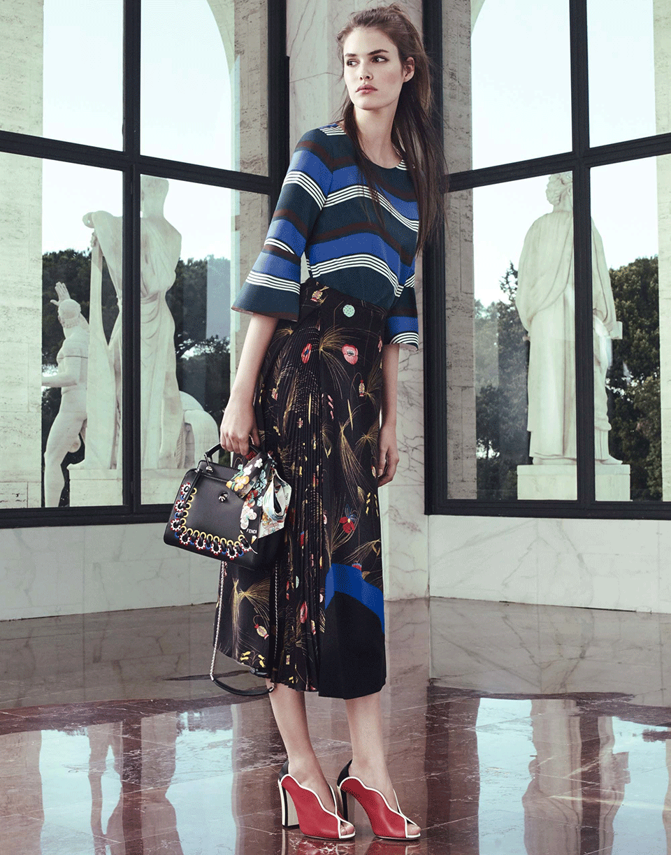 FENDI-Striped Top-