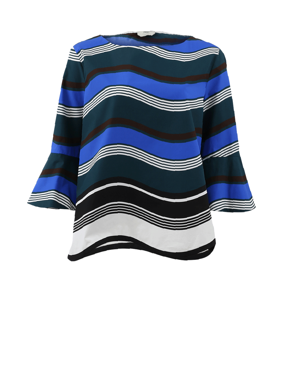 FENDI-Striped Top-