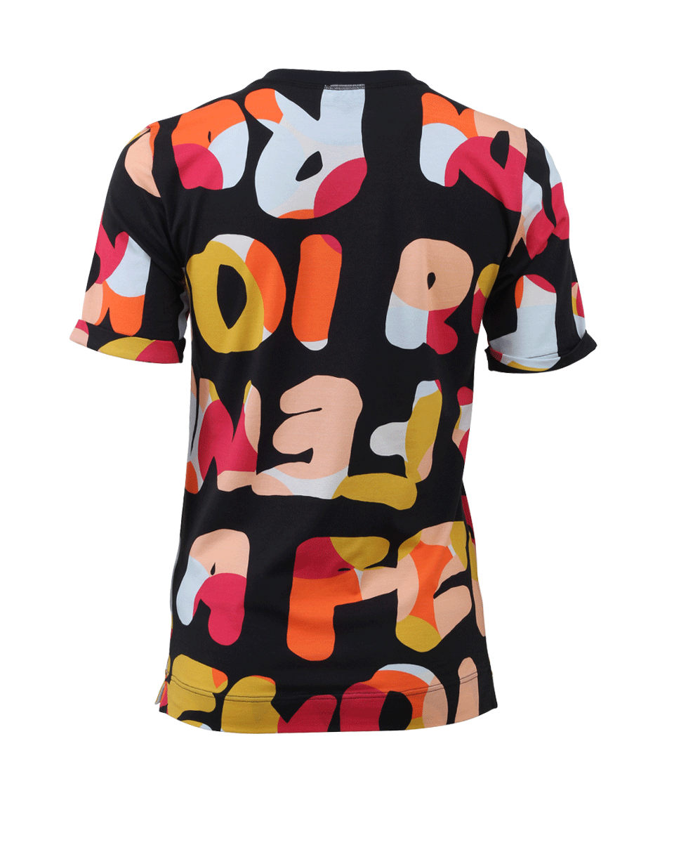 FENDI-Logo Beach Tee-