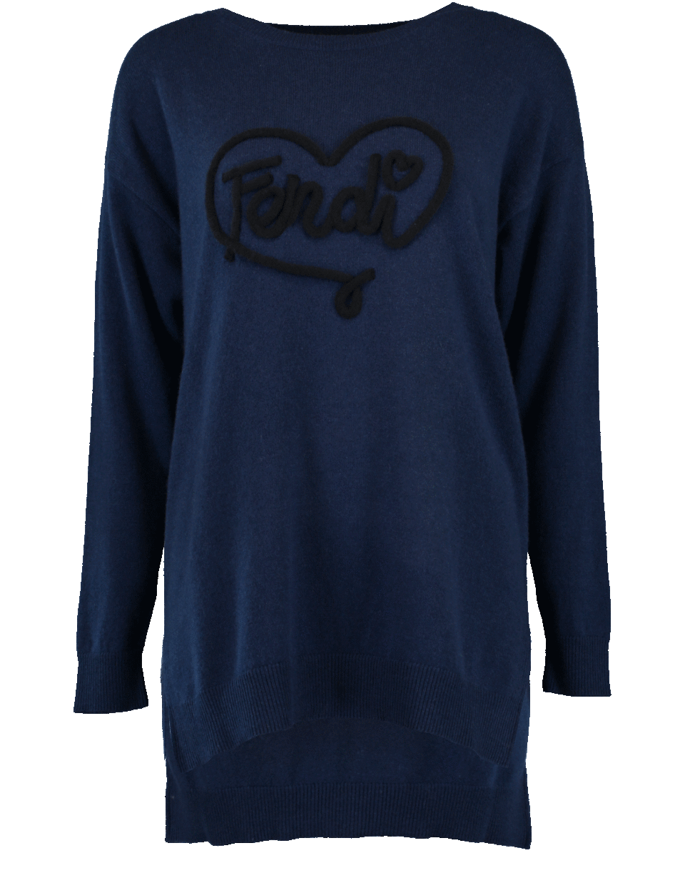 FENDI-Heart Sweater-