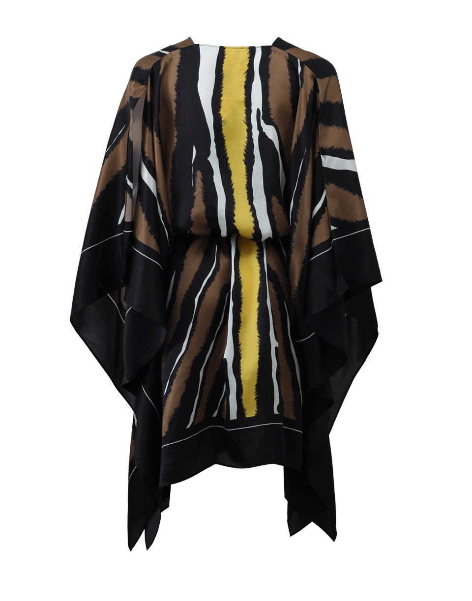 FENDI-Zebra Belted Caftan-ZEBRA