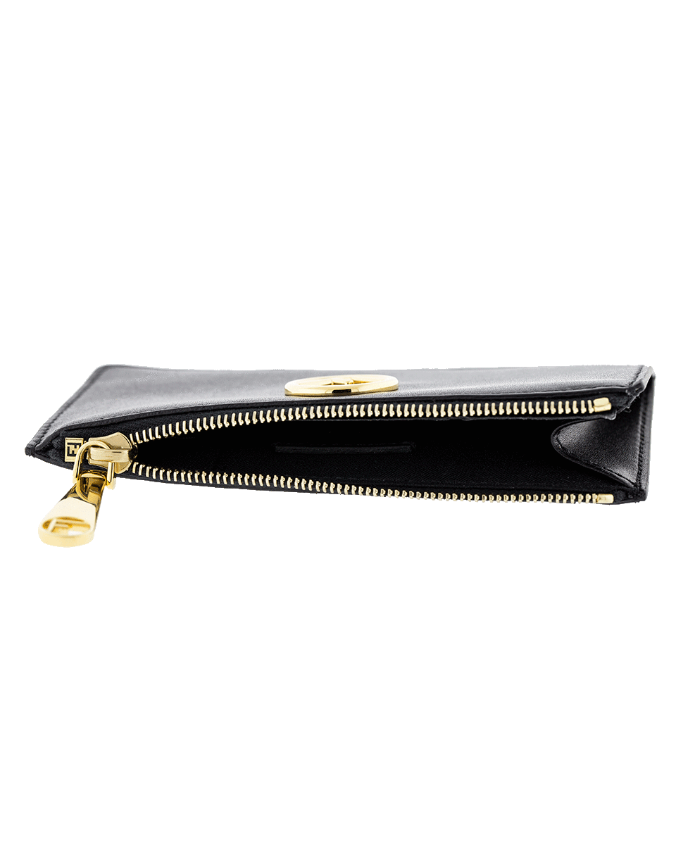 FENDI-Card Case Pouch-BLK/GLD