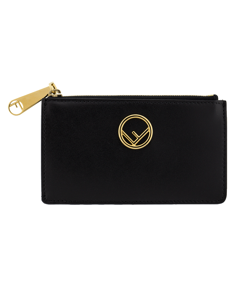 FENDI-Card Case Pouch-BLK/GLD