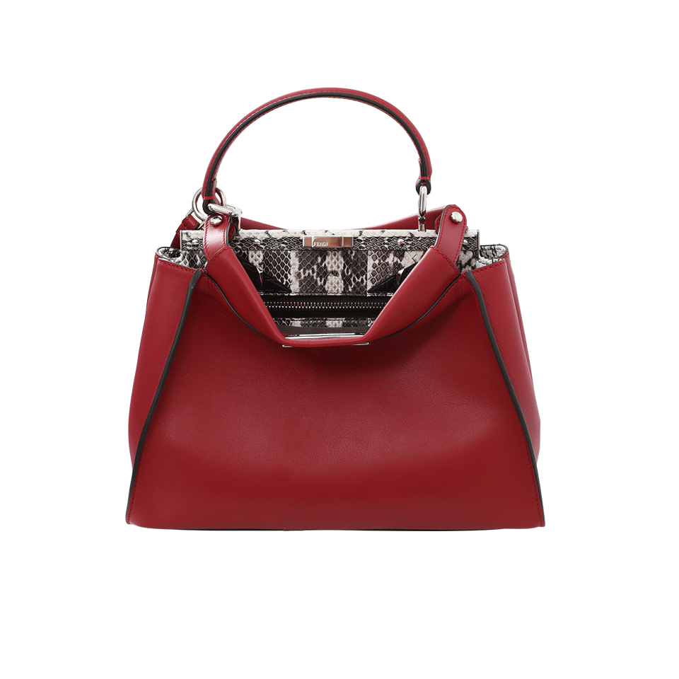 FENDI-Monster Eye Peekaboo-RED/NAT