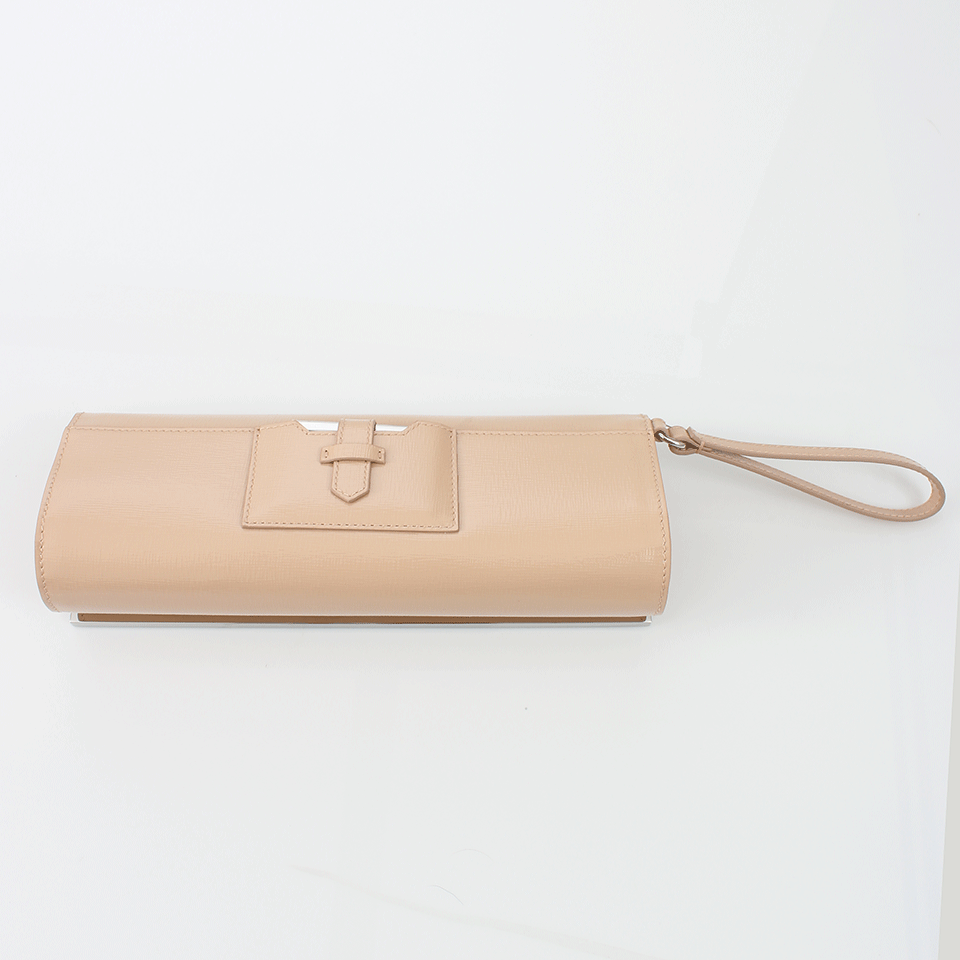 FENDI-Evening Small Pouchette Bag-SAND