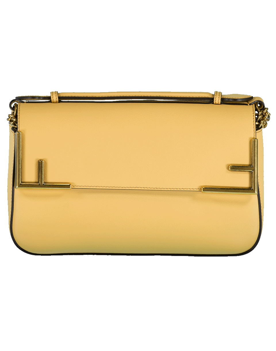 FENDI-Contrast Double F Handbag-ALCHEMY