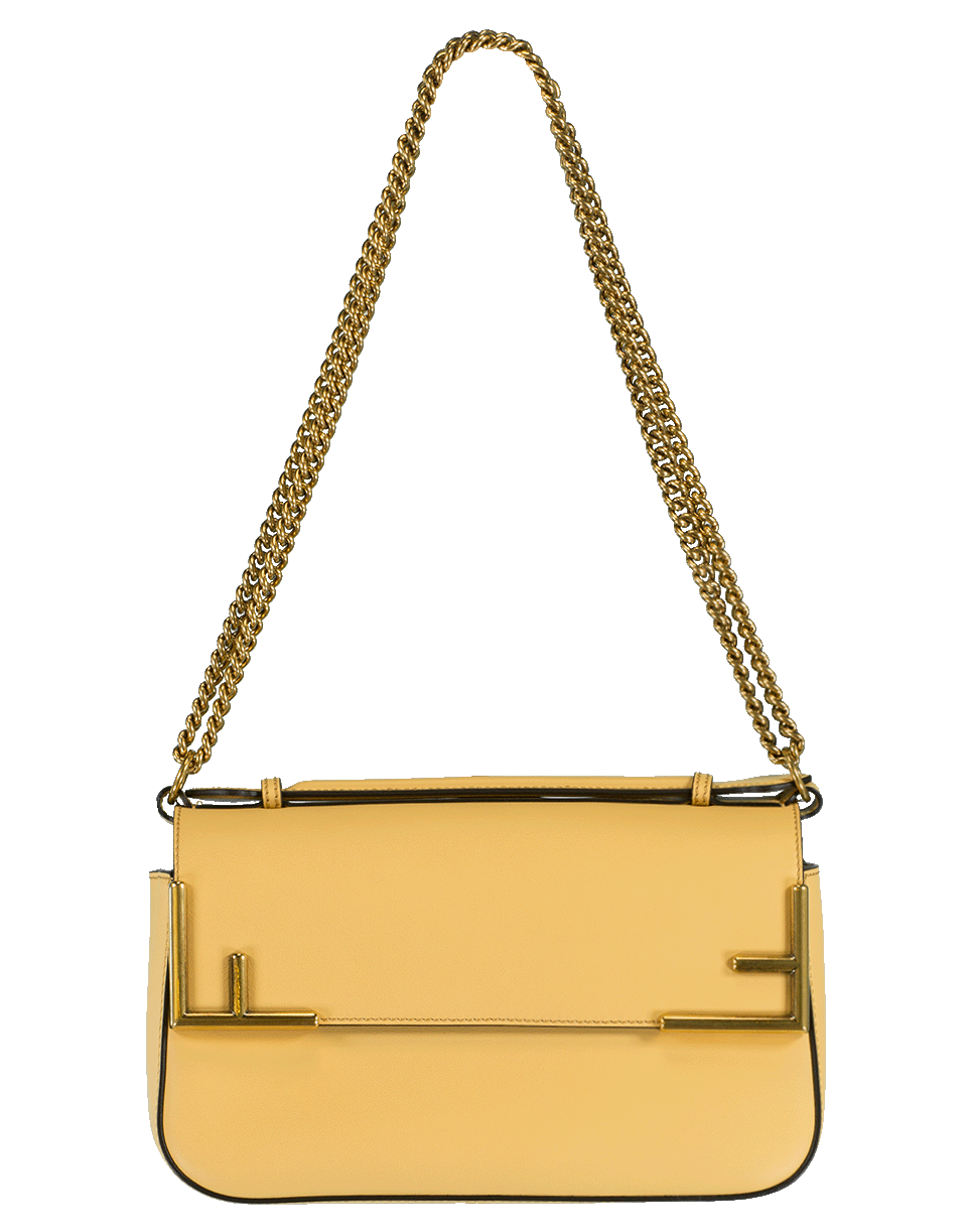 FENDI-Contrast Double F Handbag-ALCHEMY