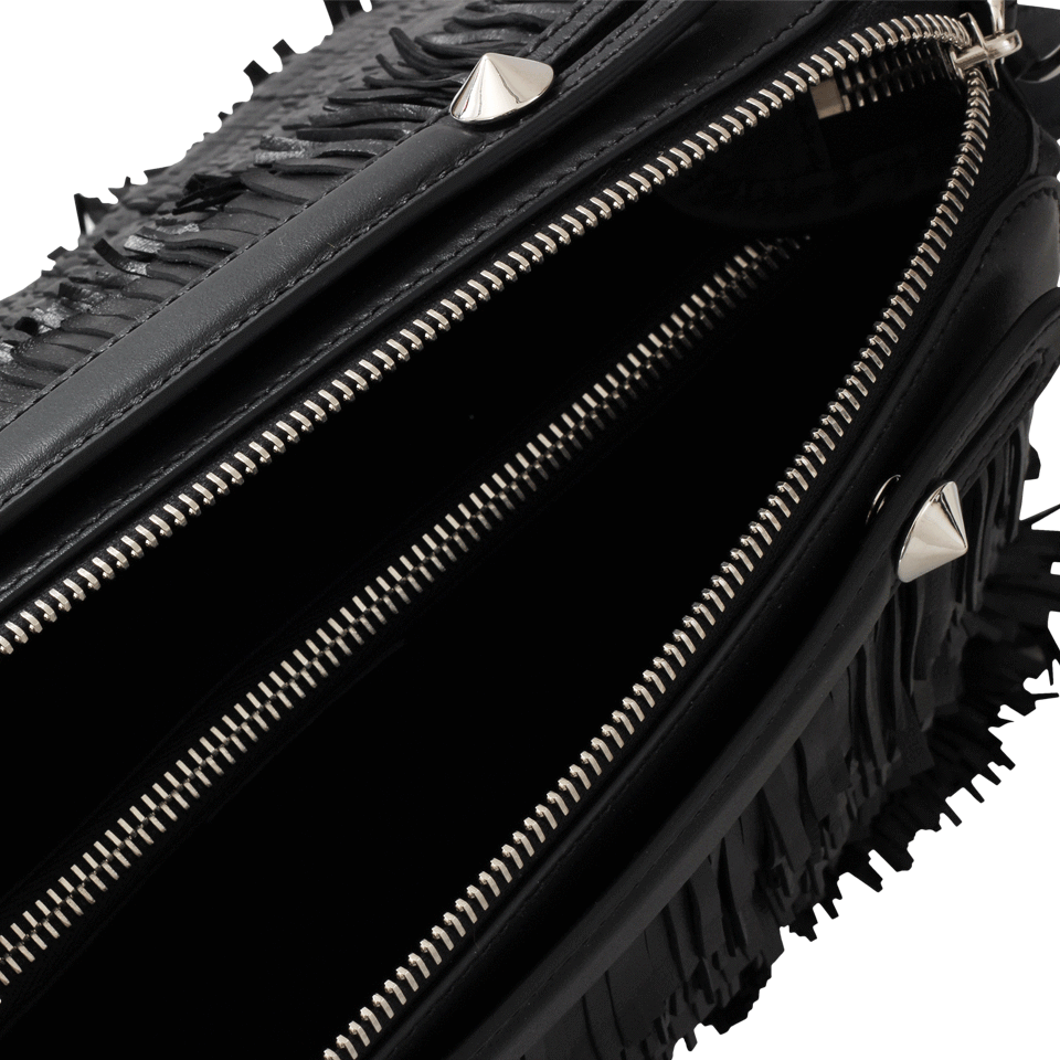 FENDI-By The Way Fringe Bag-BLACK