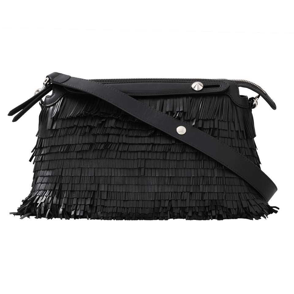 FENDI-By The Way Fringe Bag-BLACK