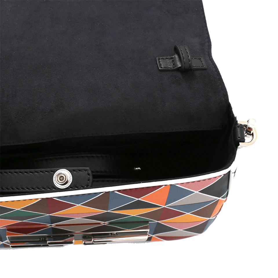 FENDI-Colored Stud Baguette-BLACK
