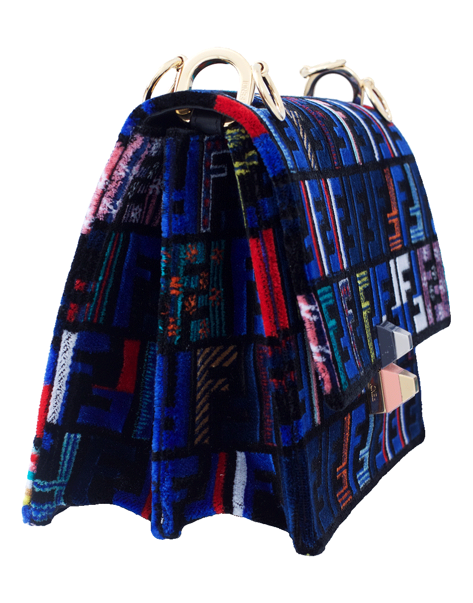 FENDI-Sfilata Kan I Shoulder Bag-BLU/GLD