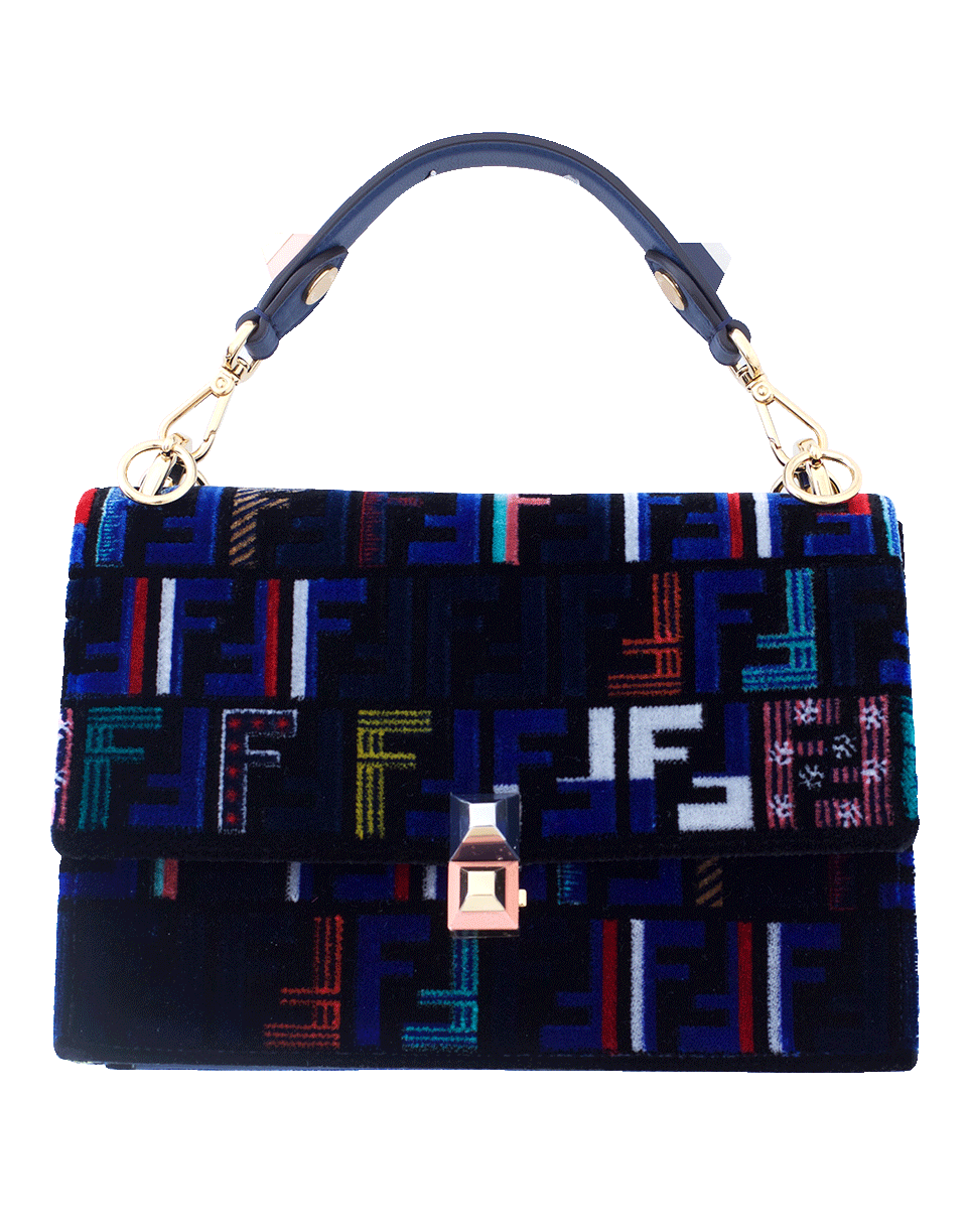 FENDI-Sfilata Kan I Shoulder Bag-BLU/GLD