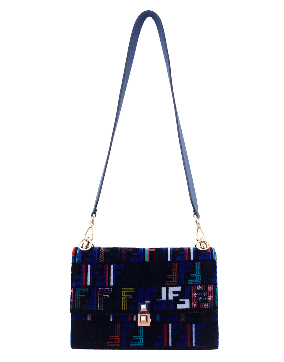 FENDI-Sfilata Kan I Shoulder Bag-BLU/GLD