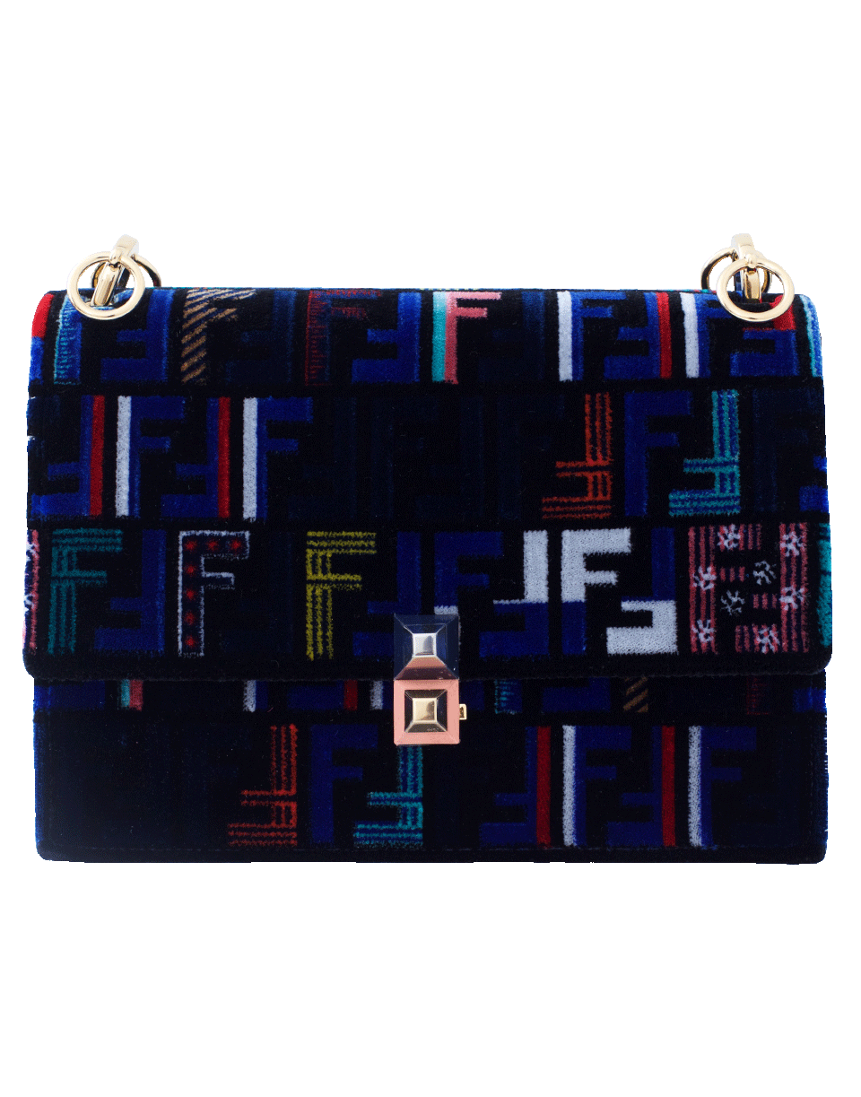 FENDI-Sfilata Kan I Shoulder Bag-BLU/GLD