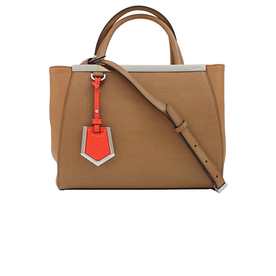 FENDI-2Jours Mini Shopping Bag-BROWN