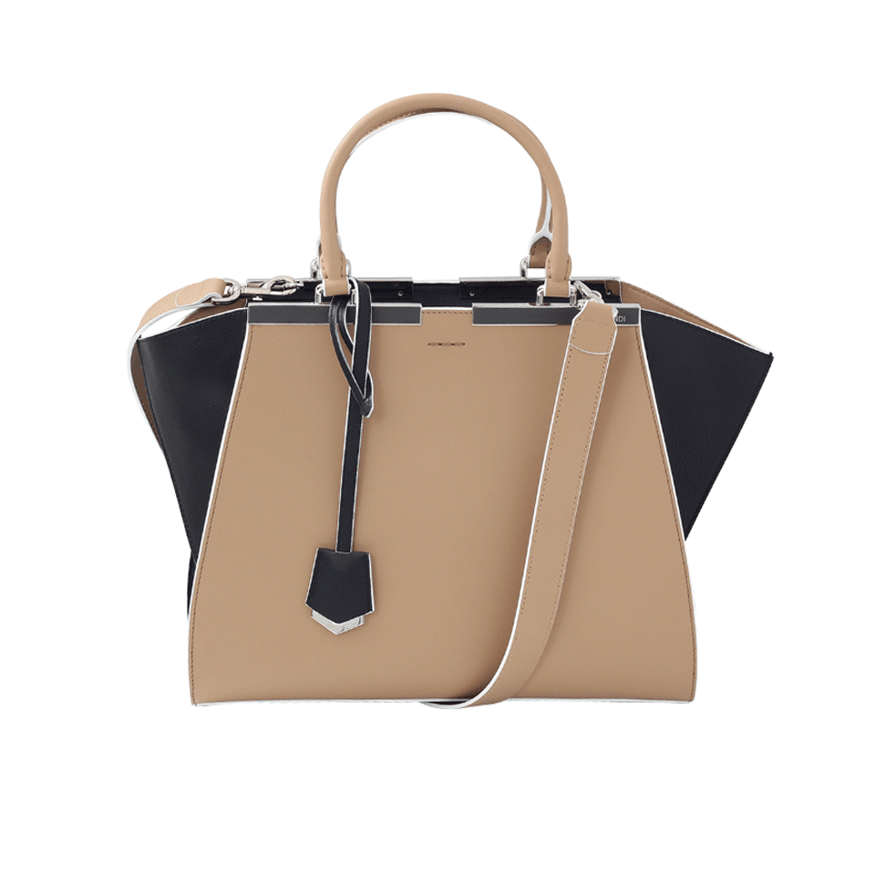 FENDI-3Jours Shopper Bag-BROWN