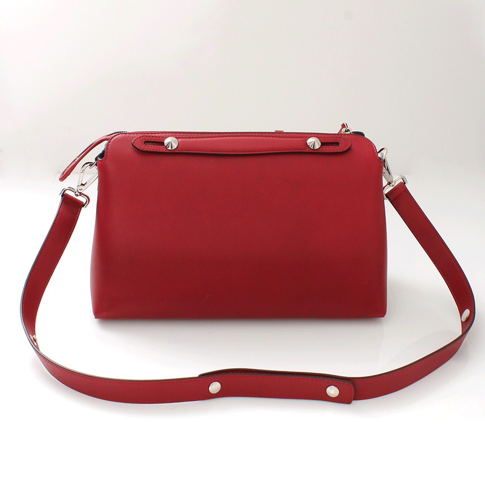 FENDI-By The Way Bauletto Grande-CHERRY