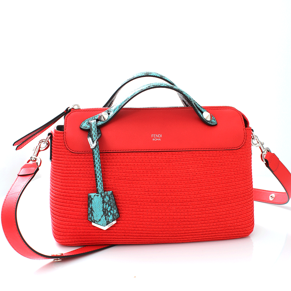 FENDI-By The Way Boston Small Bag-CORAL