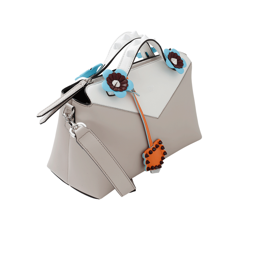 FENDI-By The Way Color Block Bag-GRY/WHT