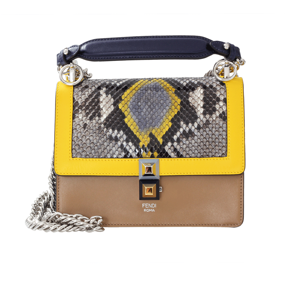 FENDI-Mini Kan I Shoulder Bag-LEM/ASH